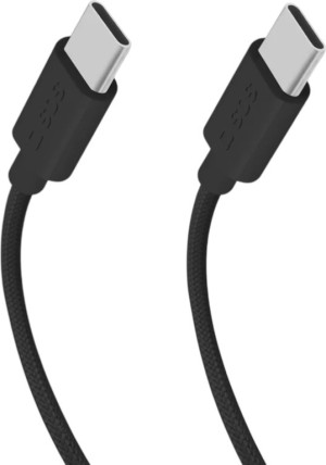 Kabel SBS USB-C - USB-C 60W PD 1.5 m Black (TECABLETISSUETCCK). Kable, adaptery i przejściówki