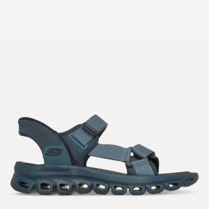 Sandały męskie Skechers Glide Step Sandal Dovah 233382-BLU 41 Niebieskie (199025989787). Sandały męskie