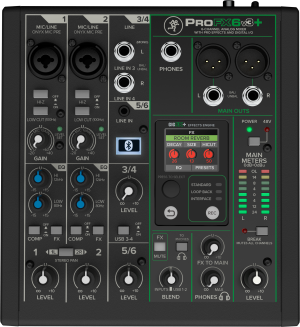 Mikser analogowy Mackie ProFX6v3+ (810128260749). Miksery cyfrowe