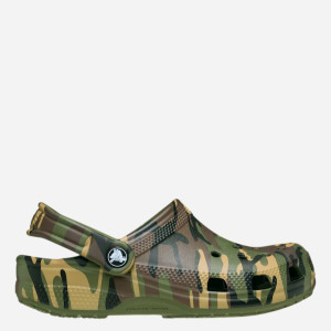 Chodaki dziecięce dla dziewczynki Crocs Classic Camouflage Clog K 211879-3TC 33-34 Ciemnozielone. Chodaki dziewczęce