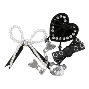 Przypinki do butów Crocs Indie Luxe Silver 5 Pack 10016472 5 szt Wielokolorowe. Akcesoria do butów