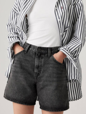 Spodenki damskie jeansowe Levi's High Baggy Short Wheres My Phone A9311-0003 24 Czarne (5401157224847). Spodenki damskie