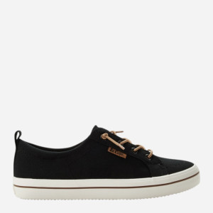 Trampki damskie materiałowe do kostki Lee Cooper LCW-26-02-4059 38 Czarne (5901479605336). Tenisówki i trampki damskie