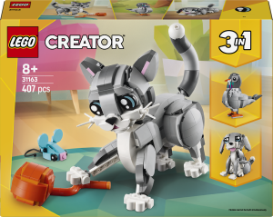 Zestaw klocków LEGO Creator 3 w 1 Psotny kot 407 elementów (31163). Klocki