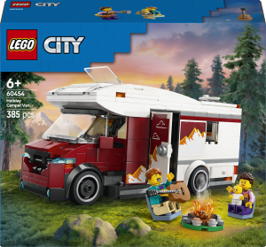 Zestaw klocków LEGO City Wakacyjny kamper pełen przygód 385 elementów (60454). Klocki