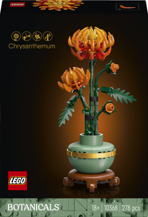 Zestaw klocków LEGO Icons Chryzantema 278 elementów (10368). Klocki