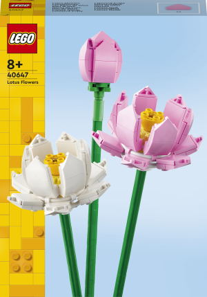 Zestaw klocków LEGO Kwiaty lotosu 220 elementów (40647). Klocki