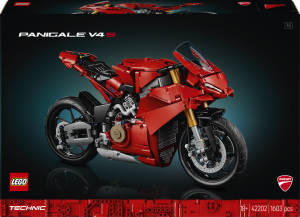 Zestaw klocków LEGO Technic Motocykl Ducati Panigale V4 S 1603 elementy (42202). Klocki