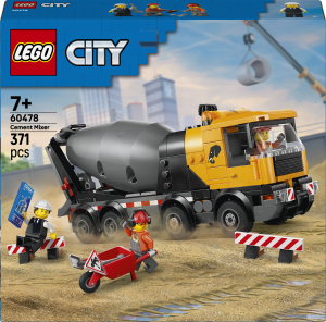 Zestaw klocków LEGO CITY Betoniarka 371 elementów (60478). Klocki