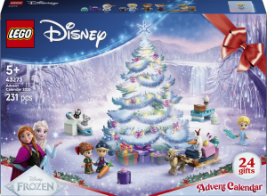 Zestaw klocków LEGO Disney Kraina lodu Kalendarz adwentowy na 2025 rok 231 element (43273). Klocki
