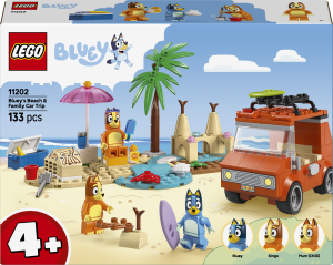 Zestaw klocków LEGO Blue i rodzinna wycieczka samochodem 133 elementy (11202). Klocki