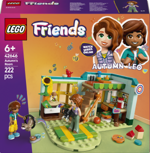 Zestaw klocków LEGO Friends Pokój Autumn 222 elementy (42646). Klocki