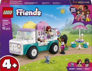 Zestaw klocków LEGO Friends Furgonetka z lodami w mieście Heartlake 92 elementy (42644). Klocki