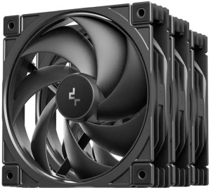 Zestaw wentylatorów DeepCool FD12 V2 3IN1 Black (R-FD12V2-BKNPN3-G). Chłodzenie do komputera