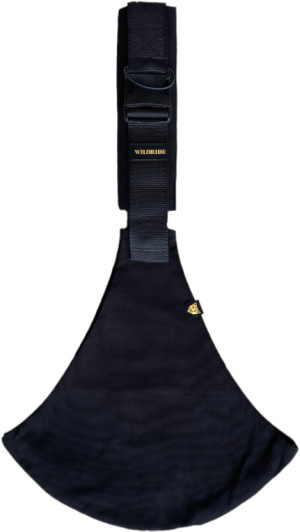 Nosidełko dla dziecka Wildride czarne 39x39 cm (8720726081023). Chusty, plecaki, nosidełka