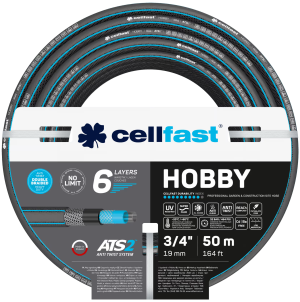 Wąż ogrodowy Cellfast HOBBY ATS2 3/4″ 50 m (16-221). Węże ogrodowe