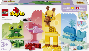 Zestaw klocków LEGO DUPLO Town Gra w budowanie zwierzątek 94 elementy (10472). Klocki