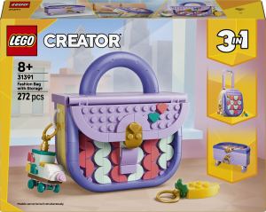 Zestaw klocków LEGO Creator Modna torebka ze schowkiem 272 elementy (31391). Klocki
