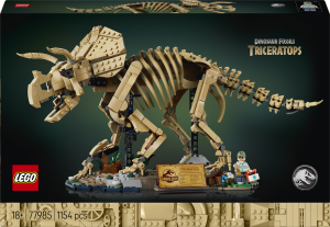 Zestaw klocków LEGO Jurassic World Szkielety dinozaurów: triceratops 1154 elementy (77985). Klocki