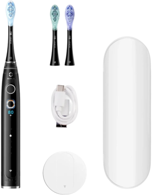 Elektryczna szczoteczka do zębów Oclean X Pro 20 Set Czarna. Szczoteczki elektryczne i irygatory