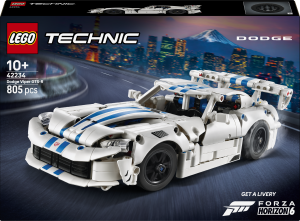 Zestaw klocków LEGO Technic Samochód sportowy Dodge Viper GTS-R 805 elementów (42234). Klocki