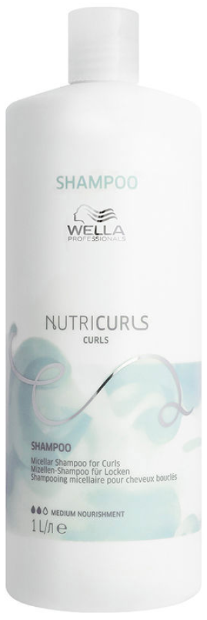 Szampon micelarny Wella Professionals Nutricurls do włosów kręconych 1000 ml (4068359108842). Szampony
