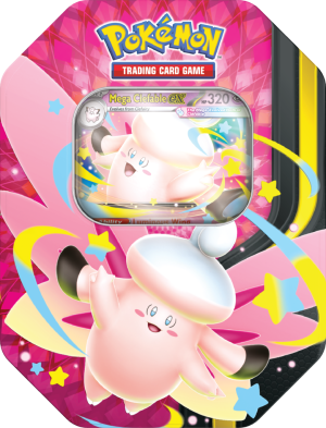 Zestaw kart Pokemon TCG: Q2 Summer Tin - B - Mega Moonlit: Mega Clefable EX 6 szt (ZES196214139176). Akcesoria do gier planszowych
