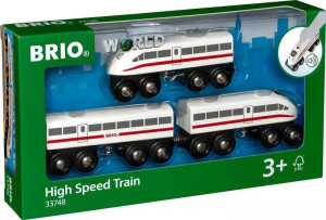 Pociąg ekspresowy Brio Railway High Speed Train with Sound 3 szt (7312350337488). Kolejki i akcesoria