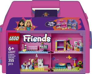 Zestaw klocków LEGO Friends Kreatywna walizka z domkiem dla lalek 355 elementów (42697). Klocki
