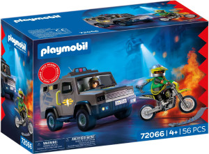 Pojazd taktyczny Playmobil Police SWAT 56 elementów 72066 (4008789720665). Autka i pojazdy zabawkowe