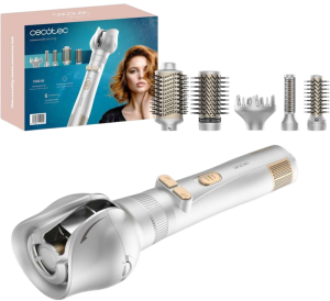 Suszarko-lokówka Cecotec CeramicCare 6in1 Gyro Srebrna. Suszarko-lokówki