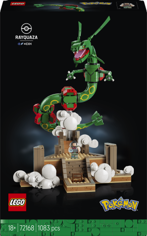 Zestaw klocków LEGO Pokemon Rayquaza 1083 elementy (72168). Klocki