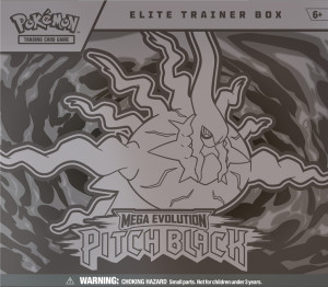 Zestaw kart Pokemon TCG: Mega Evolution - Pitch Black - Elite Trainer Box (196214142138). Akcesoria do gier planszowych