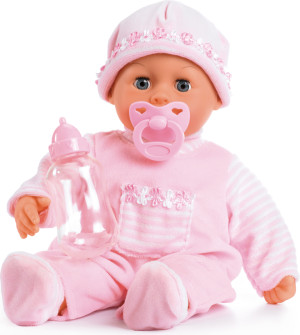 Lalka Bobas Bayer First Word Baby 38 cm miękki różowy (30543) (4003336417500). Lalki Bobasy