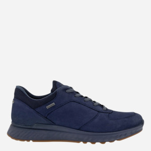 Sneakersy męskie skórzane ECCO Exostride M Low Gtx 83530401303 40 Niebieskie (194890156616). Buty sportowe męskie