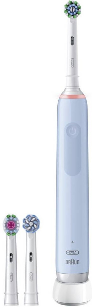 Elektryczna szczoteczka do zębów Oral-B Pro 3 3700 Blue + Brush Head. Szczoteczki elektryczne i irygatory
