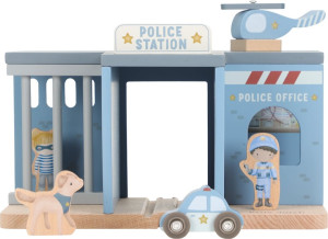Zestaw do zabawy Little Dutch Posterunek policji FSC LD2539 (8713291225398). Zestawy zabawek dla dzieci