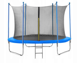 Trampolina Ogrodowa 10FT 312CM Corciano z siatką zewnętrzną i drabinką