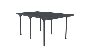 Wiata samochodowa Carport 549 x 287 x 238 cm Garaż samochodowy