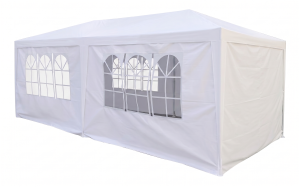 Pawilon ogrodowy Namiot 595x300x260 Biały