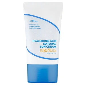 Isntree - Hyaluronic Acid Natural Sun Cream SPF50+/PA++++ - Creme mit mineralischem Filter - 50ml
