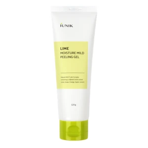 iUNIK - Lime Moisture Mild Peeling Gel - Mildes Gel-Peeling mit natürlichem AHA-Fruchtkomplex - 90ml