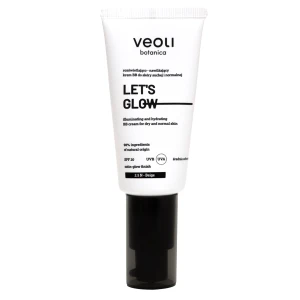 Veoli Botanica - Let's Glow - Aufhellende, feuchtigkeitsspendende leichte BB-Creme - 2.5N Beige - 30ml