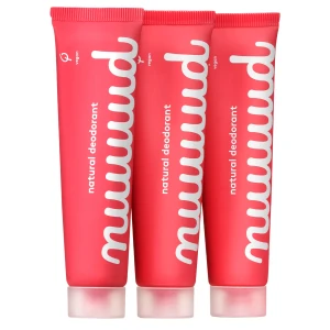 Nuud - XXL Pack - Set aus natürlichen Deocremes - 3x40ml