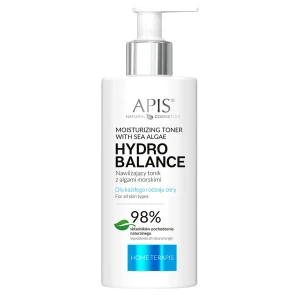 Apis - Professional - Hydro Balance - Moisturizing Toner with Sea Algae - Feuchtigkeitsspendendes Gesichtswasser mit Meeresalgen - 500ml