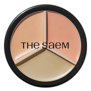 The Saem - Cover Perfection Triple Pot Concealer - Dreifaches Concealer-Palette - 01 Correct Beige - 13,5g