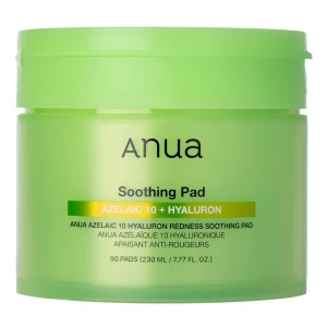 Anua - Azelaic 10+ Hyaluron Redness Soothing Pad - Lindernde Gesichtspads - 230ml/90Stk