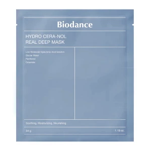 Biodance - Hydro Cera-nol Real Deep Mask - Feuchtigkeitsspendende Kollagen-Gesichtsmaske - 1Stk/34g