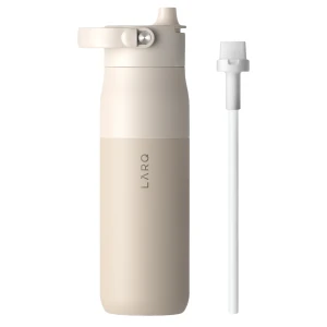 LARQ - Bottle Swig Top - Thermosflasche mit Strohhalm - Mojave Dune - 680ml
