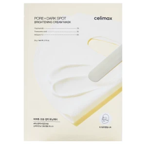 Celimax - Pore+ Dark Spot Brightening Cream Mask – Aufhellende Tuchmaske - 1 Stk./20g